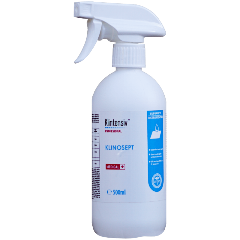 Dezinfectant rapid pentru suprafete si instrumentar 500 ml Klintensiv Klinosept